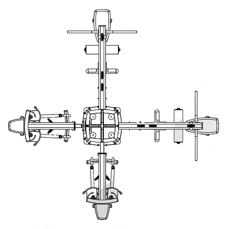 Body-Solid DGYM 綜合訓(xùn)練器選配附件訓(xùn)練圖