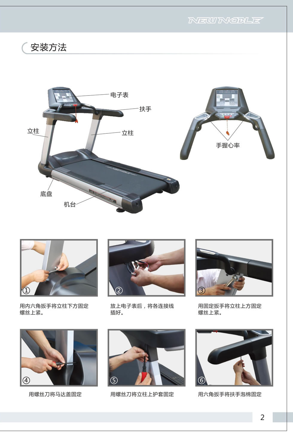 新貴族 XG-4500 商用電動(dòng)跑步機(jī)說(shuō)明書(shū)